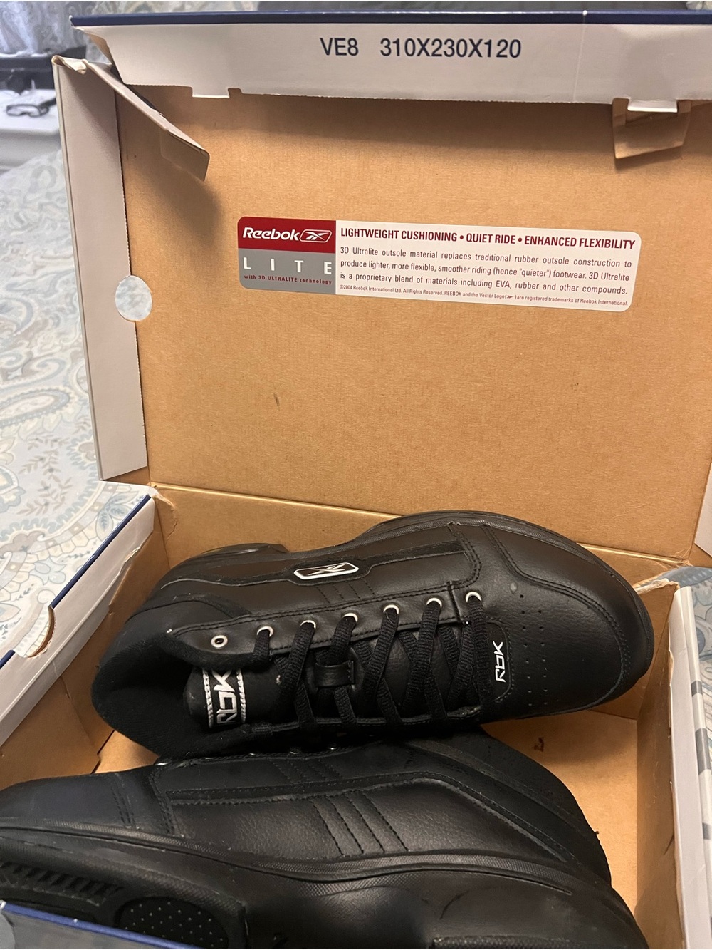 Reebok Black Men's Low-Profile Lace-Up Sneakers